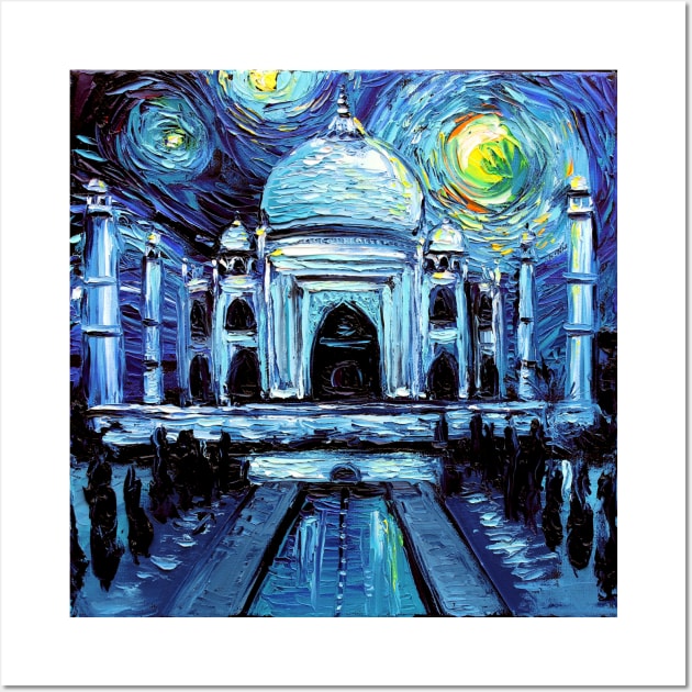 van Gogh Never Saw the Taj Mahal Wall Art by sagittariusgallery